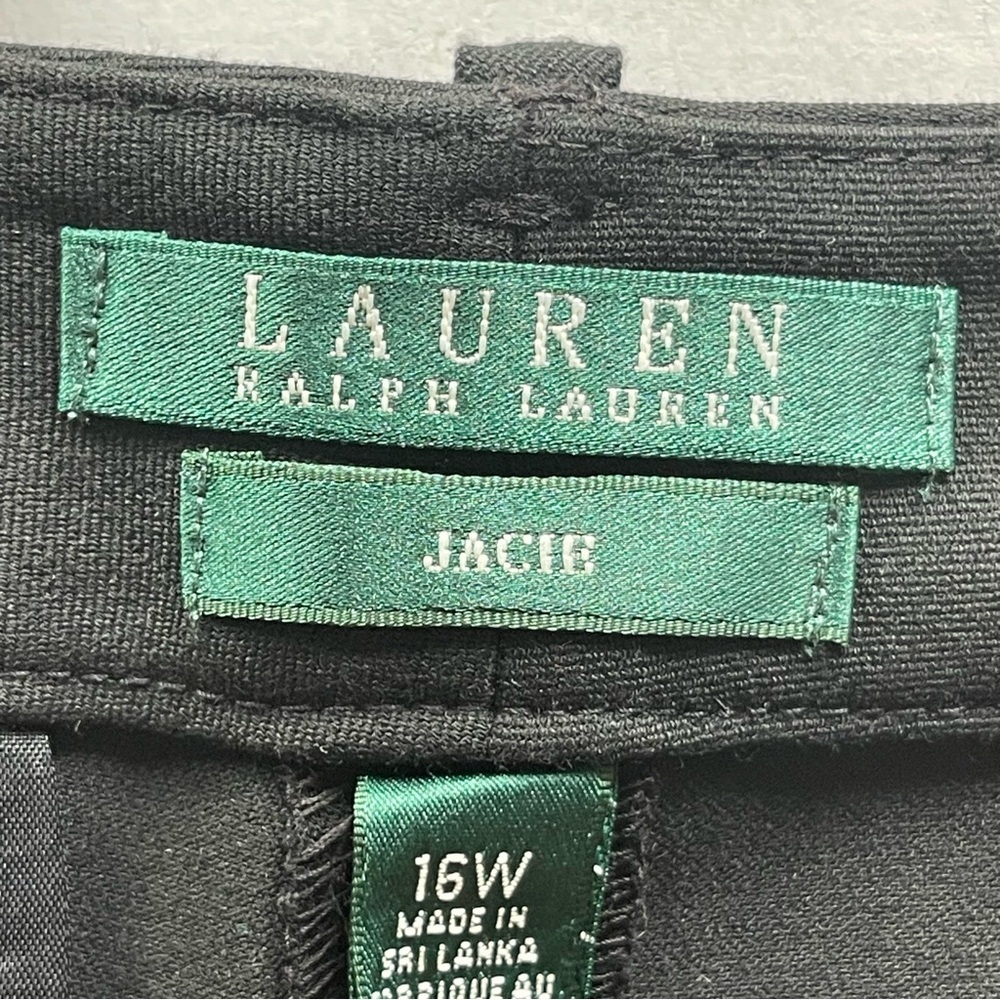 Lauren Ralph Lauren Women's Sz. 18W Black Jacie Modern Flare Pant NWT - Picture 9 of 16